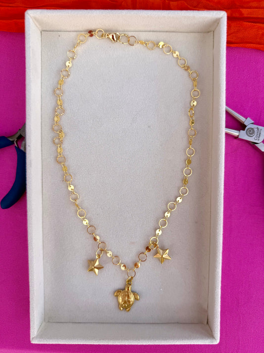 Gold Bubble Necklace