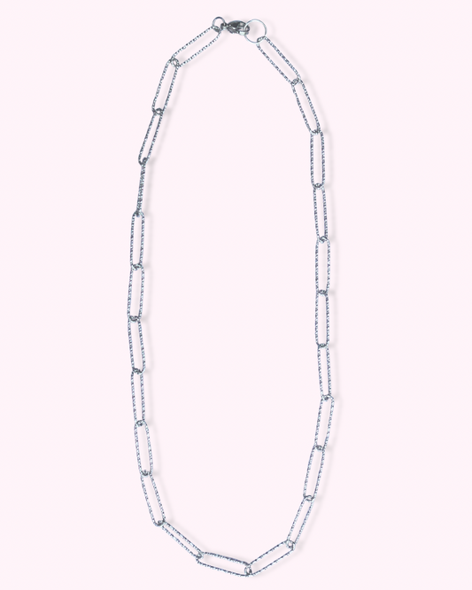 Silver Sparkly Necklace
