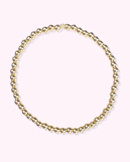 Gold Beaded Bracelet