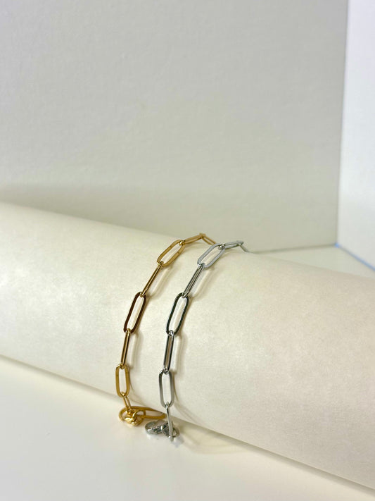 Paperclip Chain Bracelet